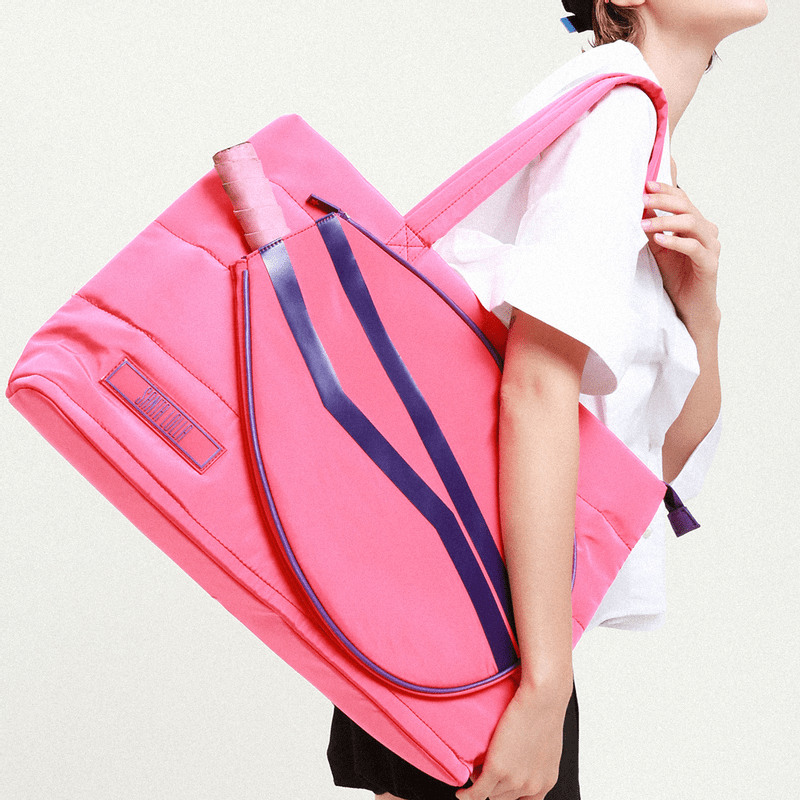 Bolsa Shopper Rosa Neon Beach Tênis