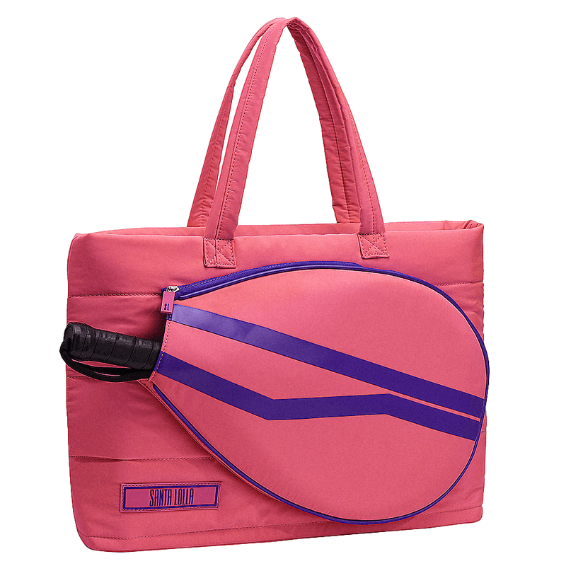 Bolsa Shopper Rosa Neon Beach Tênis