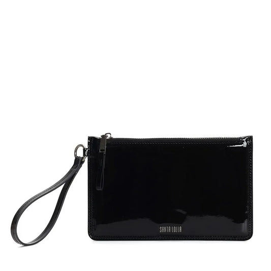 Clutch Verniz Preto