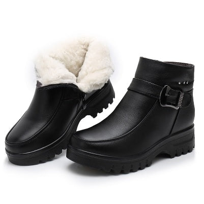 Bota Feminina Couro de Inverno Paris