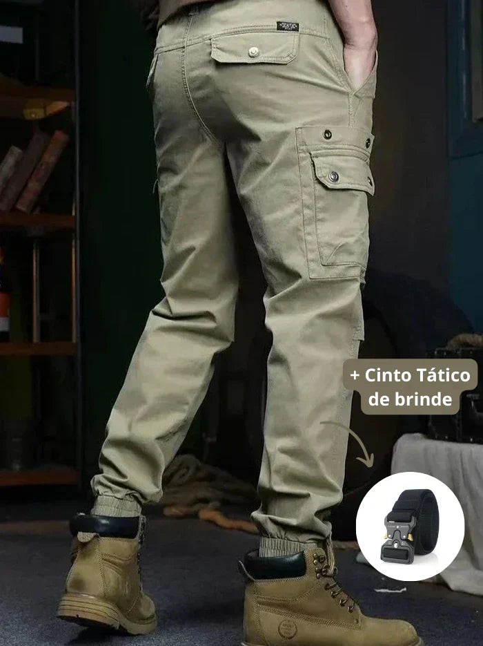 Calça Urban Tactical® Ultra Resistente + Cinto de BRINDE [QUEIMA DE ESTOQUE]