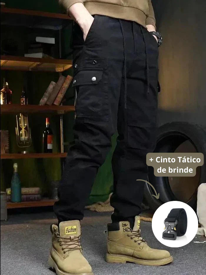 Calça Urban Tactical® Ultra Resistente + Cinto de BRINDE [QUEIMA DE ESTOQUE]