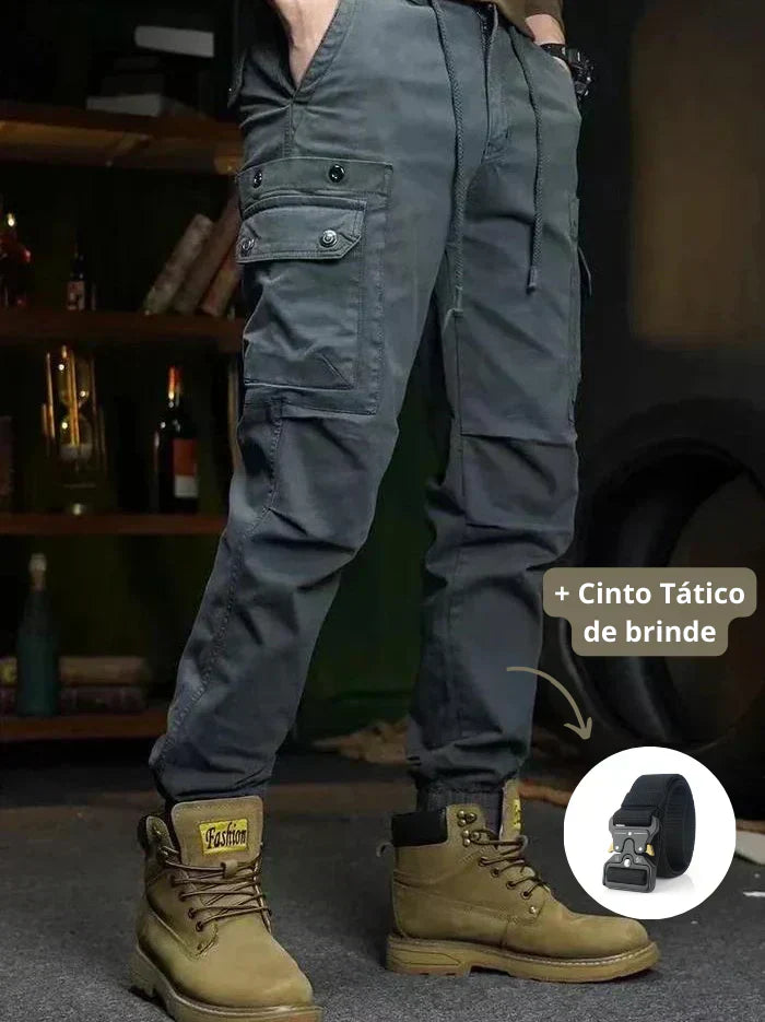 Calça Urban Tactical® Ultra Resistente + Cinto de BRINDE [QUEIMA DE ESTOQUE]