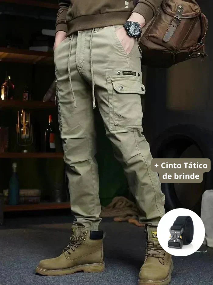 Calça Urban Tactical® Ultra Resistente + Cinto de BRINDE [QUEIMA DE ESTOQUE]