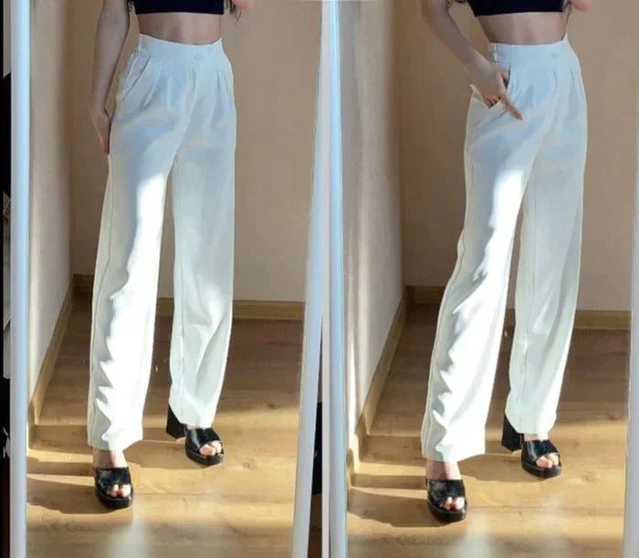 Calça Pantalona Alfaiataria Luxuosa