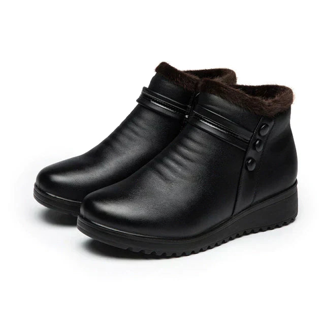 Bota Feminina Couro de Inverno Helena