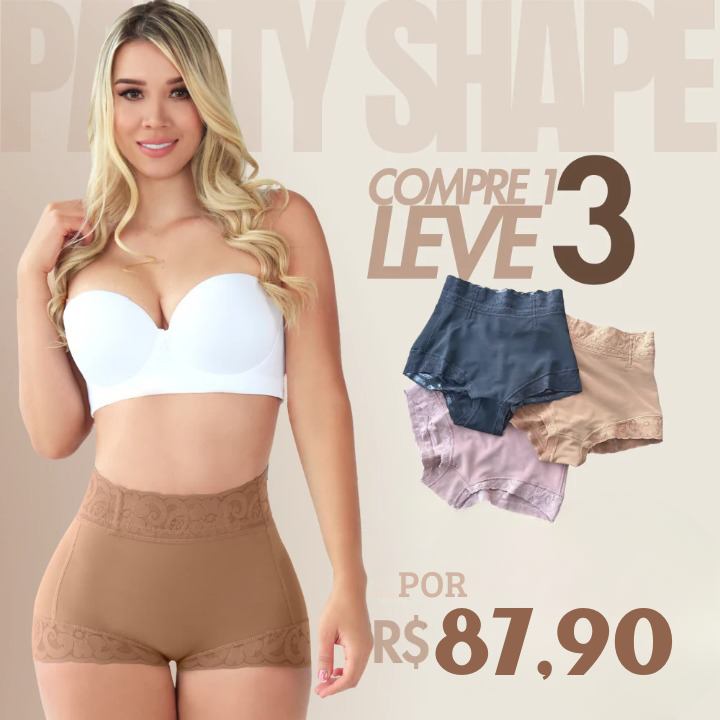 (Compre 1 Leve 3) PANTY SHAPER - Calcinha Levanta Bumbum